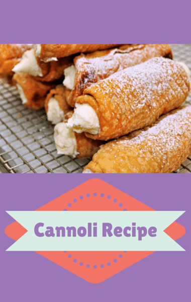 Cannoli Recipe Cake Boss