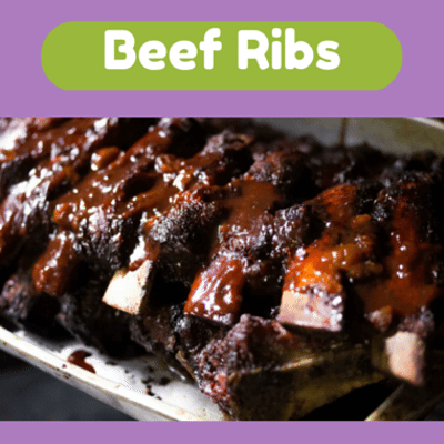 The Chew: Beef Ribs with Shaved Broccoli Salad Recipe