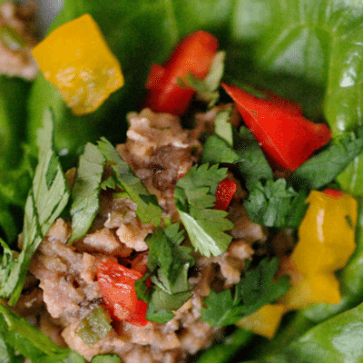 The Chew: Pine Nut Chicken Lettuce Cups Recipe
