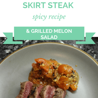 The Chew: Grilled Skirt Steak with Grilled Melon Salad Recipe
