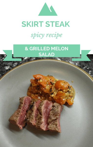 The Chew: Grilled Skirt Steak with Grilled Melon Salad Recipe