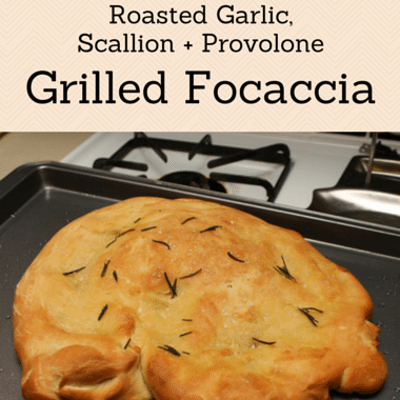 Mario Batali: Roasted Garlic, Scallion, and Provolone Focaccia Recipe