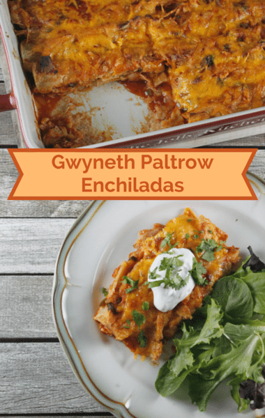 Rachael Ray: Gwyneth Paltrow Chicken Enchiladas Recipe
