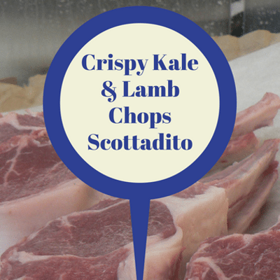 Rachael Ray: Crispy Kale & Lamb Chops Scottadito Recipe